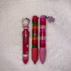 Pack of 3 Sanrio Hello Kitty pens